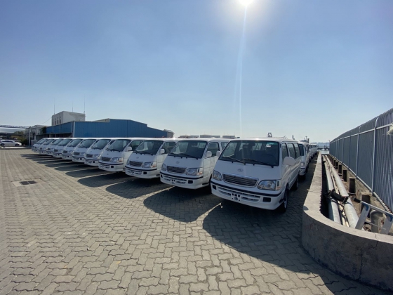 plus de 1,100 king long vans exportés vers l'egypte de février à avril 2021
