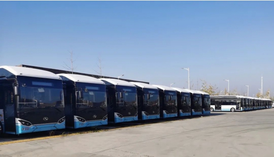 30 bus à hydrogène très longs livrés pour une opération pilote de démonstration

