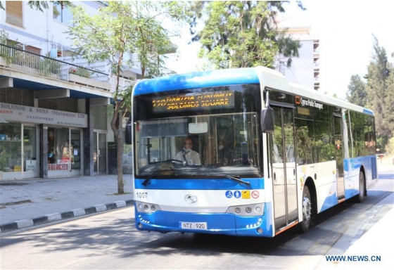 155 unités de bus king long commencent à desservir les transports publics à chypre
