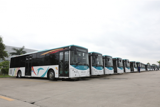 78 unités de magnifiques bus urbains King Long ont été mises en service dans la capitale de la Nouvelle-Calédonie
