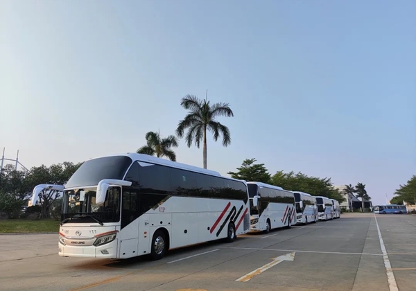 Des bus personnalisés King Long exportés vers l'Arabie saoudite, facilitant le transport du Hajj