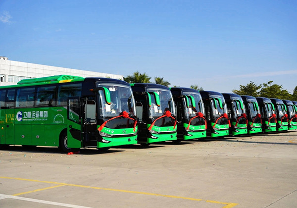 Des centaines de bus King Long ont été livrés à Shenzhen